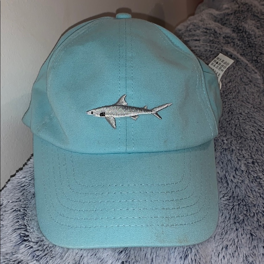 Baby Blue Cap with a Shark